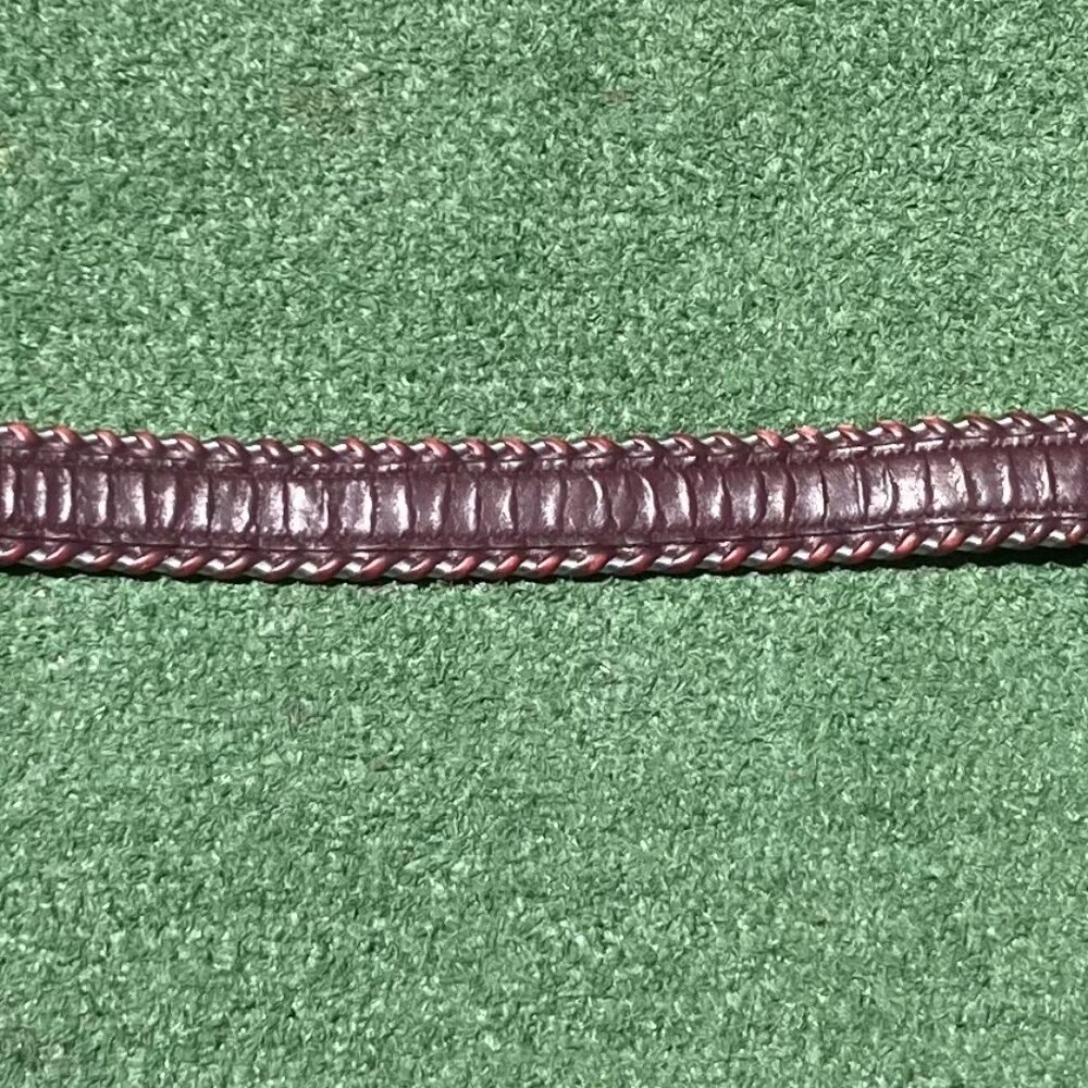 Vintage Leather Brown Belt and Buckle, Dun Dee, Belts, Quality, Size 39 to 43